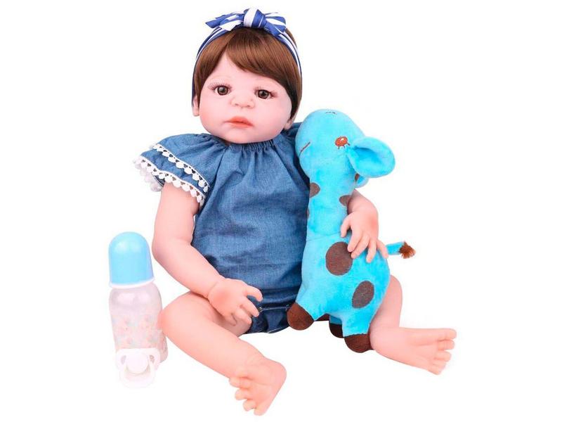 Boneca Reborn Laura Baby Andressa com Acessórios - NPK Doll